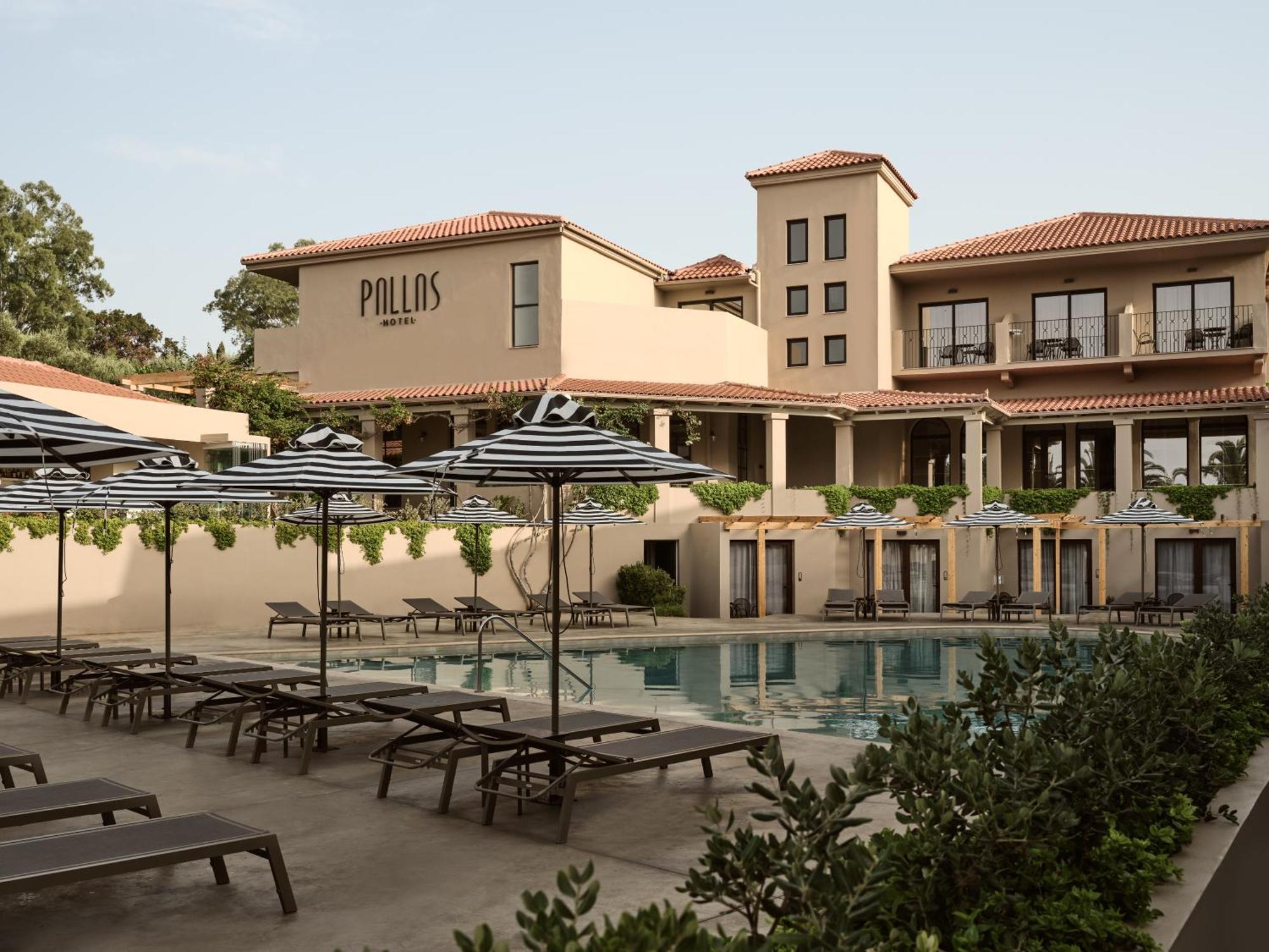 Hotel Pallas Лаганас Экстерьер фото
