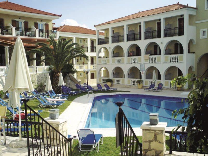 Hotel Pallas Лаганас Экстерьер фото